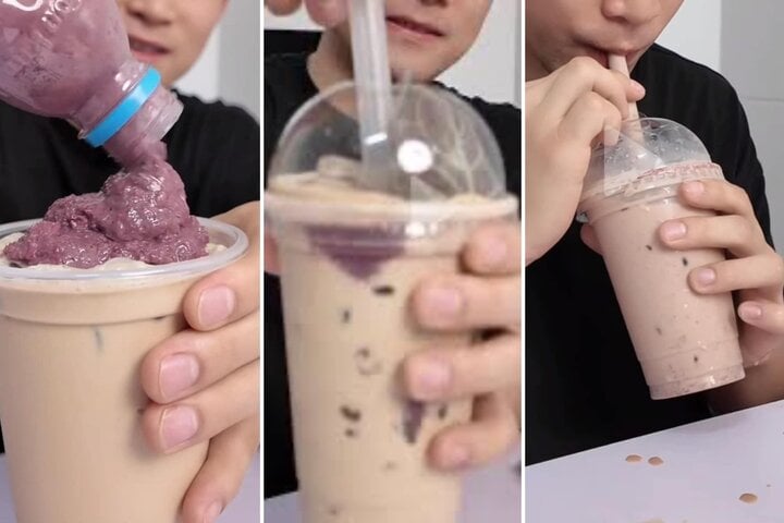 Uống trà sữa pha mắm tôm - trào lưu ăn uống gây nguy hại cho sức khỏe - Ảnh 1