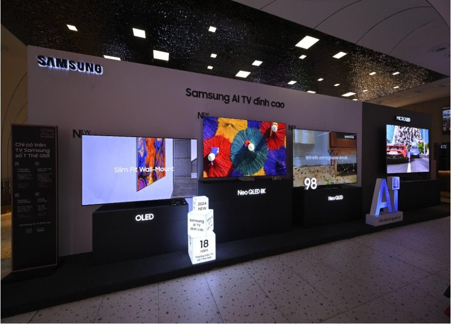 Samsung trình diễn loạt TV cao cấp thế hệ mới tại Việt Nam: AI là điểm nhấn, giá thấp nhất 38 triệu đồng - Ảnh 1