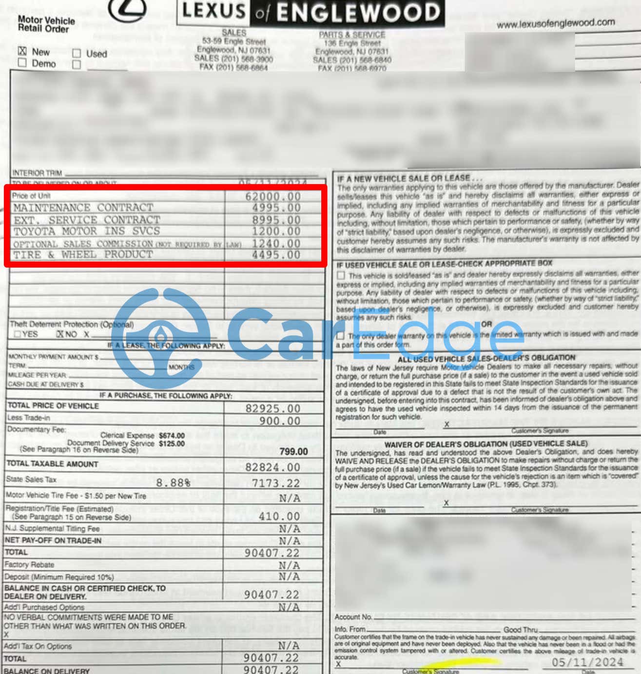 Phát hiện chiêu thức này của sales khi làm hợp đồng, khách mua Lexus né được 500 triệu đồng tiền ‘lạc’ - Ảnh 2