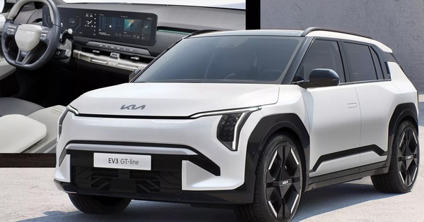 Kia EV3 ra mắt: Ngang cỡ Seltos, 600km/sạc đủ chạy Hà Nội-Hà Giang 2 chiều, giá quy đổi khoảng gần 800 triệu đồng