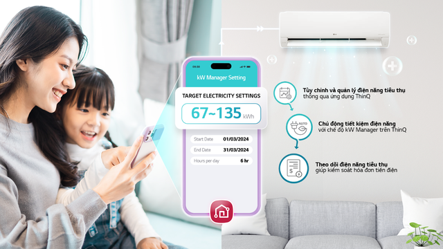 Nếu không thể kiểm soát tiêu hao điện năng từ điều hòa, hãy để LG ThinQ lo! - Ảnh 2