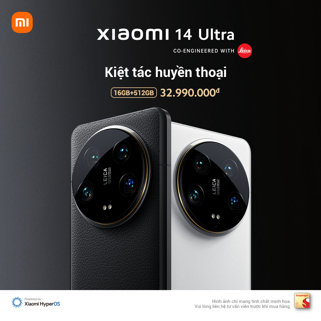 Công bố giá bán chính hãng cực sốc của Xiaomi 14 Ultra: Tưởng đắt hoá ra rẻ hơn iPhone 15 Pro Max và Galaxy S24 Ultra - Ảnh 1