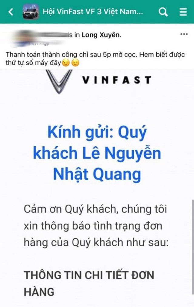 Người dùng Việt rủ nhau “dậy sớm để đặt cọc VF 3 thành công” - Ảnh 5