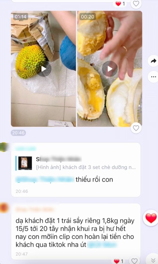 Bán sầu riêng online, TikToker Thiện Nhân bị trả lại tận 800kg, hỏng hết và mất luôn vốn liếng - Ảnh 6