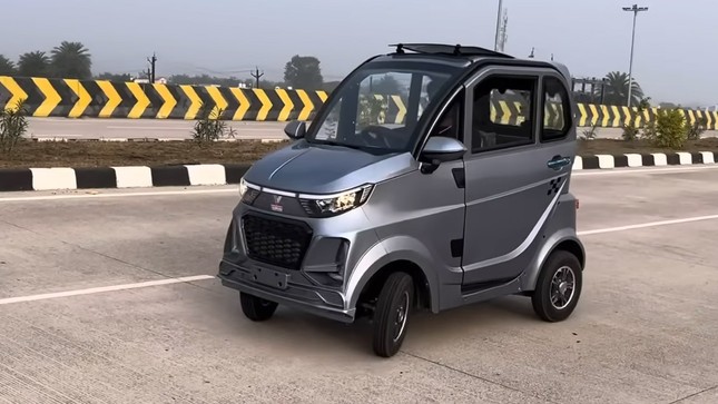 Mẫu ô tô điện 3 chỗ có giá rẻ hơn xe máy - Ảnh 1