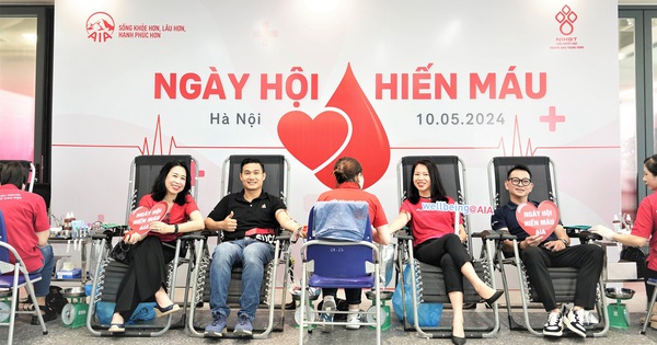 Gần 200 thành viên AIA Việt Nam tham gia hiến máu nhân đạo