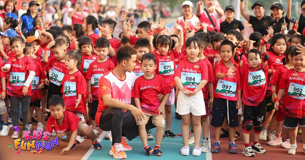 AIA Việt Nam mang đến sân chơi bổ ích cho các em nhỏ thông qua chuỗi sự kiện "Kids Fun Run"