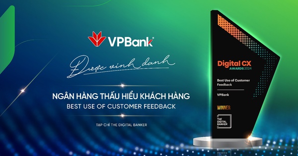 VPBank giành giải thưởng “Ngân hàng thấu hiểu khách hàng”