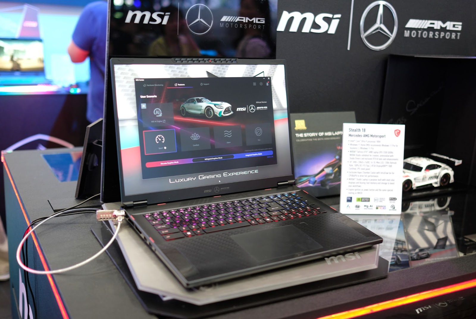Loạt laptop mới từ MSI tại Computex 2024: Đạt chuẩn AI+, có cả phiên bản hợp tác với siêu xe Mercedes-AMG - Ảnh 8