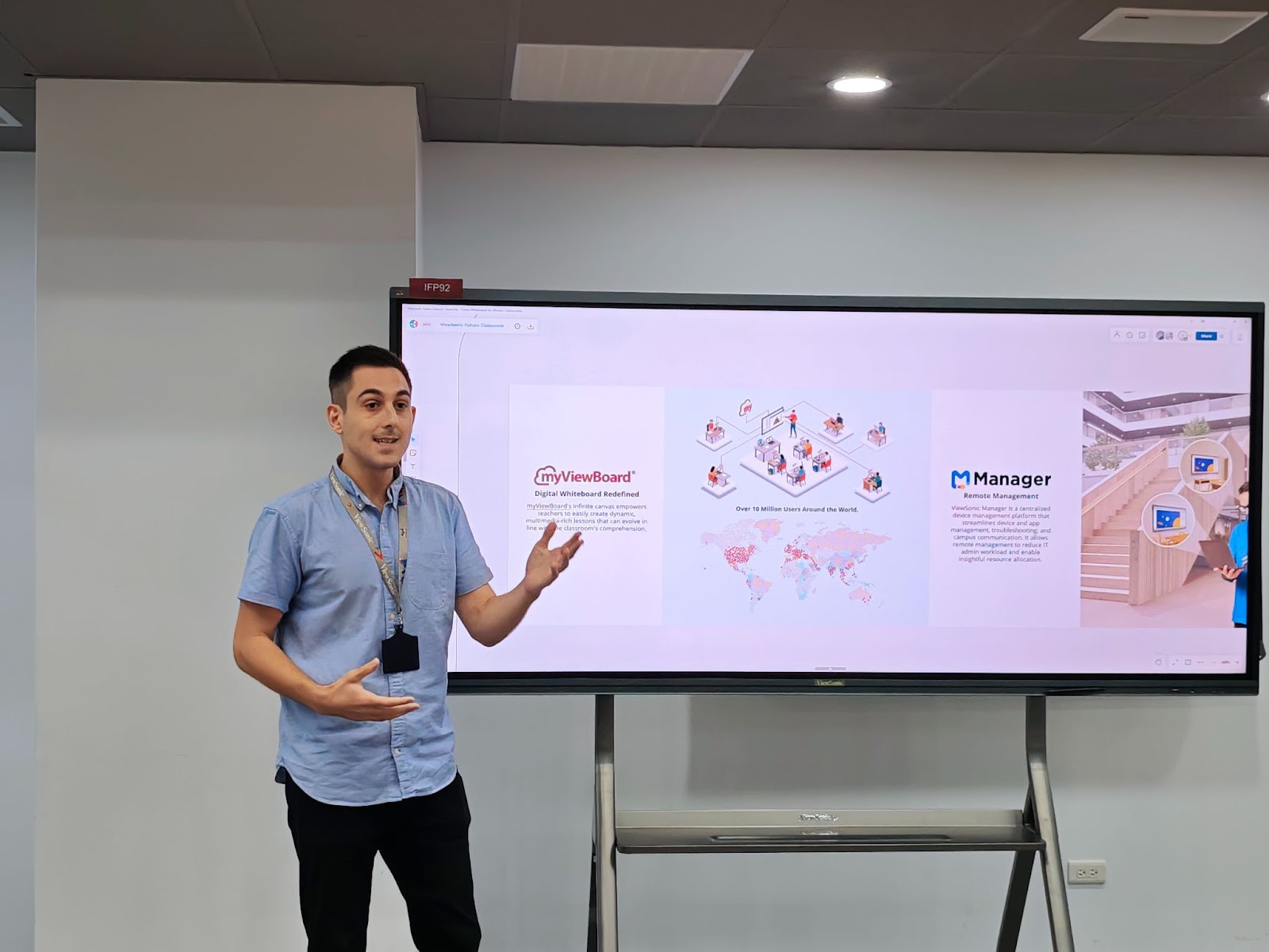 Xem mô hình phòng họp, lớp học tương lai với loạt sản phẩm 'xịn sò' từ ViewSonic tại Computex 2024 - Ảnh 2