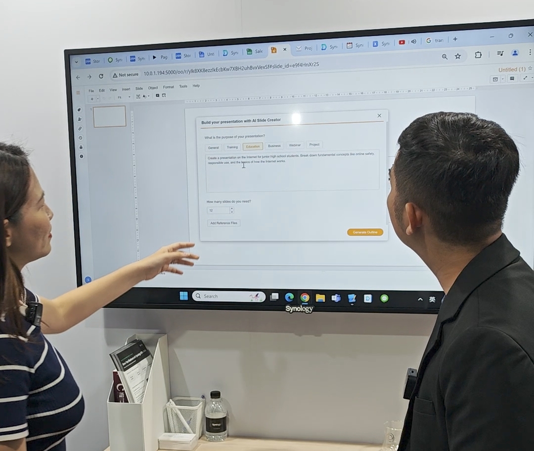 Gói Office với bộ công cụ AI siêu 'đỉnh' từ Synology: Tạo slide thuyết trình, tính toán Excel, chuyển voice thành văn bản… trong một nốt nhạc - Ảnh 3