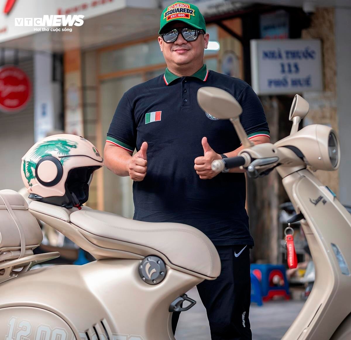 Chi hơn nửa tỷ đồng mua Vespa 946 Rồng bản giới hạn rồi mang đi ‘phượt’ - Ảnh 1