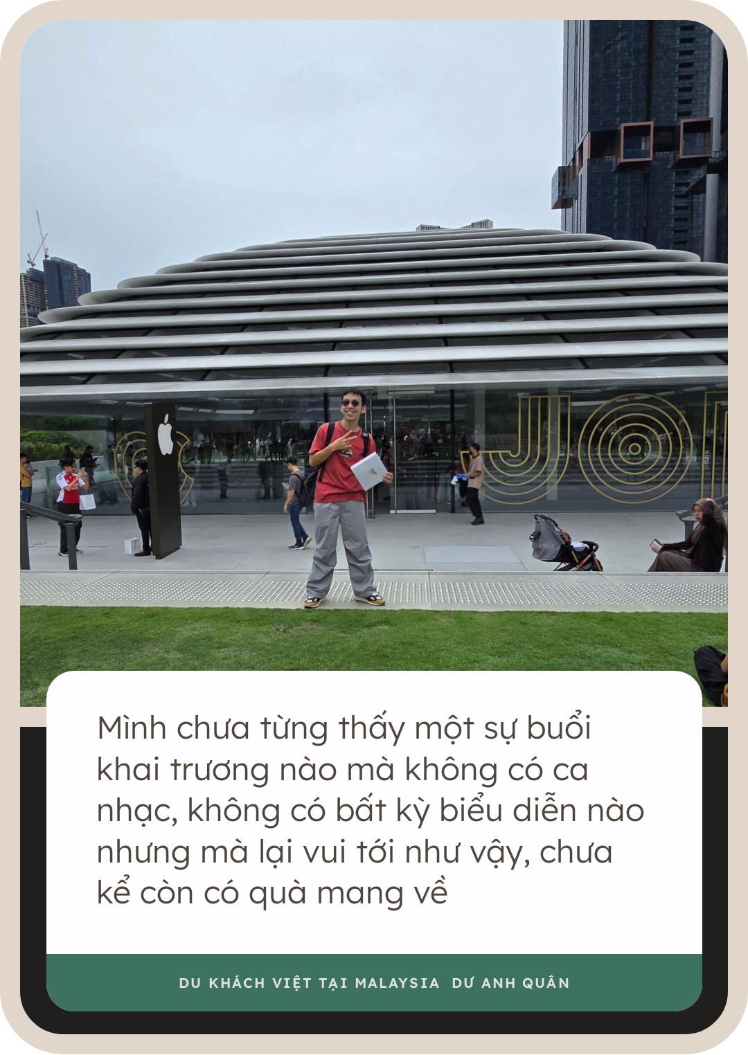 Khai trương Apple Store tại Malaysia: Cửa hàng siêu rộng, người người xếp hàng chờ từ tối hôm trước, khách Việt hào hứng vì sự kiện quá "xịn" - Ảnh 3