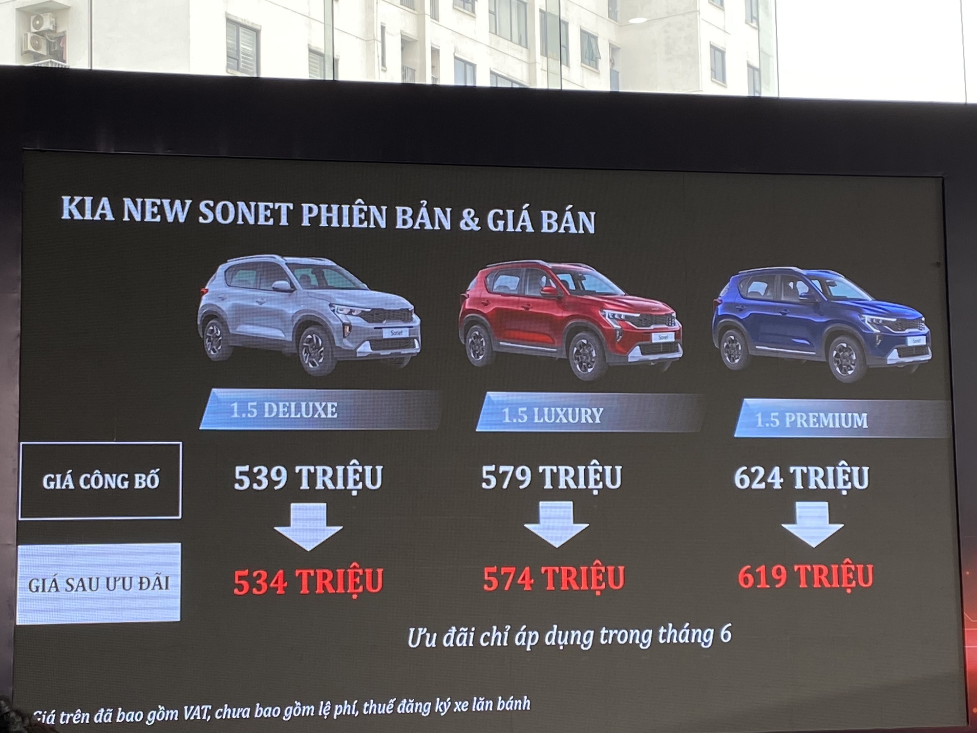 Kia Sonet 2024 giá từ 539-624 triệu đồng, ngang Hyundai Creta bản base - Ảnh 1