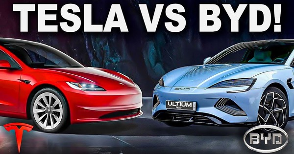 Tesla và BYD, ai 'khổng lồ' hơn?