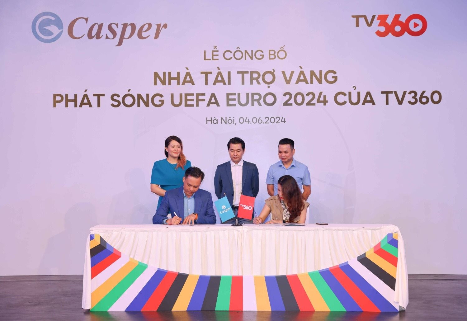 Casper là nhà tài trợ vàng phát sóng Euro 2024 - Ảnh 1