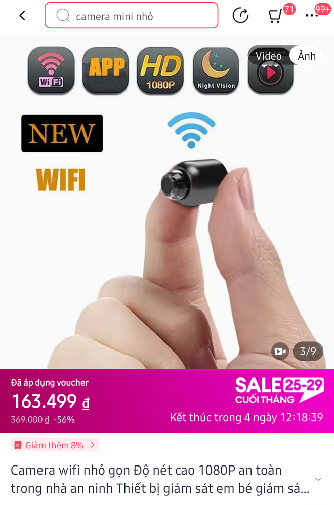 Lướt chợ mạng thấy quá trời camera mini, camera gắn củ sạc, máy báo cháy có thể bị lợi dụng để quay lén - Ảnh 9