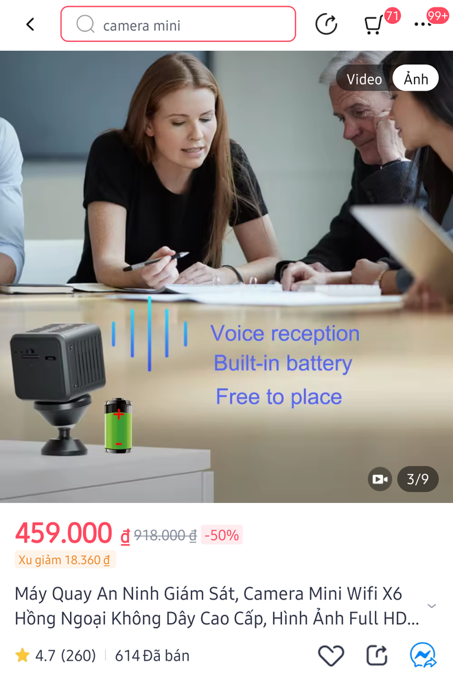 Lướt chợ mạng thấy quá trời camera mini, camera gắn củ sạc, máy báo cháy có thể bị lợi dụng để quay lén - Ảnh 11