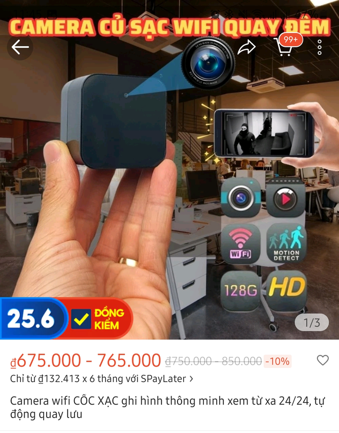 Lướt chợ mạng thấy quá trời camera mini, camera gắn củ sạc, máy báo cháy có thể bị lợi dụng để quay lén - Ảnh 16
