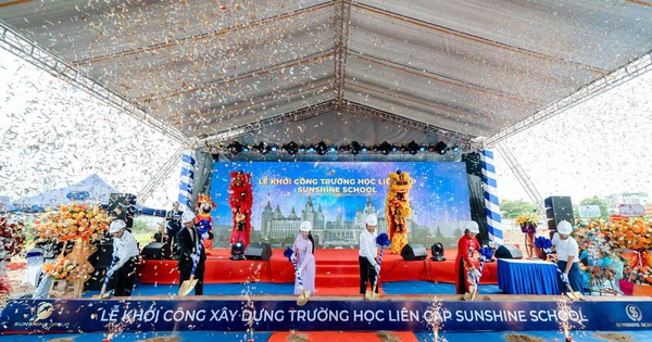 Khởi công xây dựng trường liên cấp Sunshine School