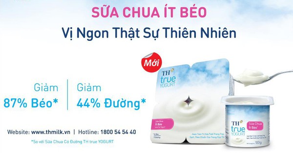 Tập đoàn TH ra mắt sản phẩm: Sữa chua ít béo TH true YOGURT mới