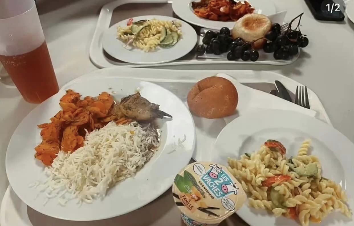 Xôn xao ảnh những bữa ăn của vận động viên Olympic Paris 2024, dân mạng tranh cãi vì "quá ít và thiếu chất" - Ảnh 5