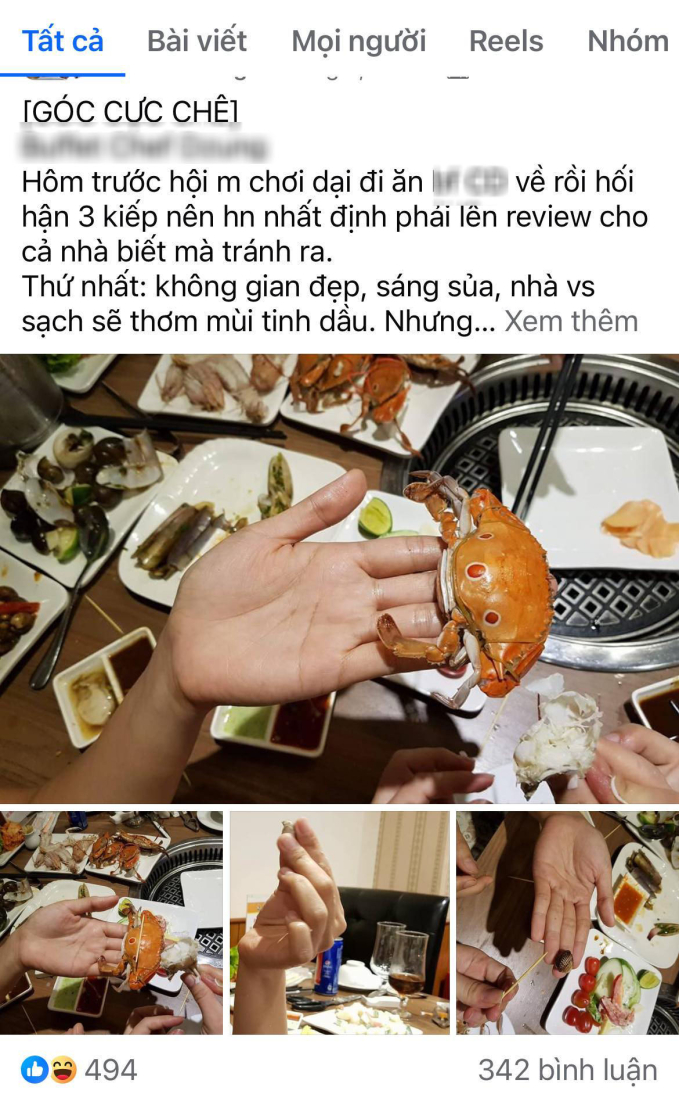 Bỏ 500k ăn buffet tại nhà hàng nổi tiếng Hà Nội, thực khách thất vọng: Hải sản óp, có con ôi hỏng, ăn về còn chịu cảnh "tào tháo đuổi" - Ảnh 4