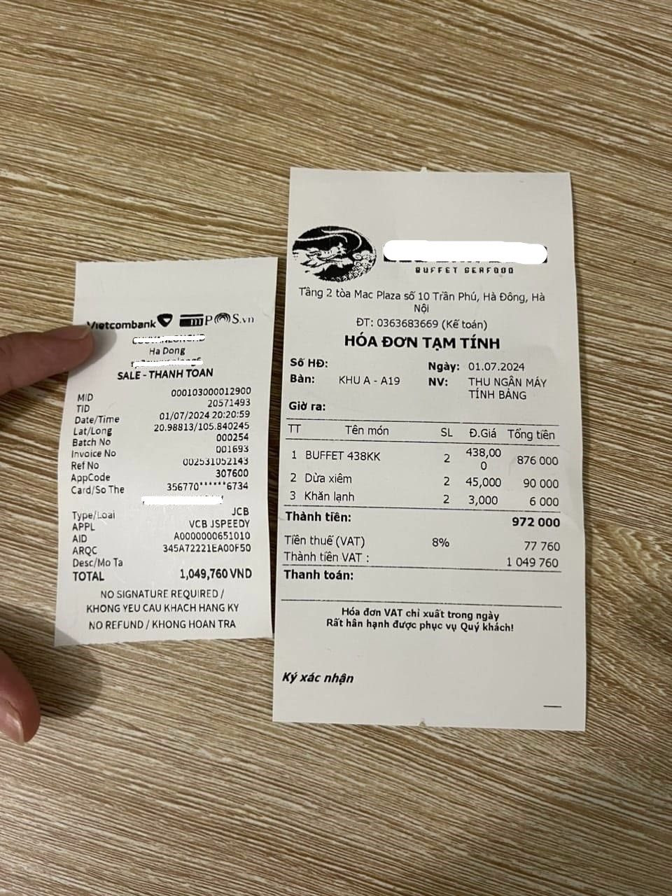 Ăn buffet hải sản nhưng cua có vấn đề, khách phản ánh bất ngờ bị đuổi khỏi nhà hàng? - Ảnh 3