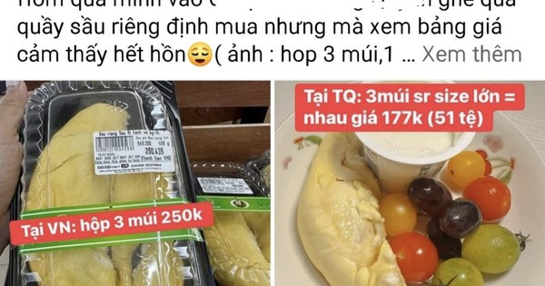 "Hết hồn" với giá 1 múi sầu riêng hơn 200.000 đồng ở siêu thị