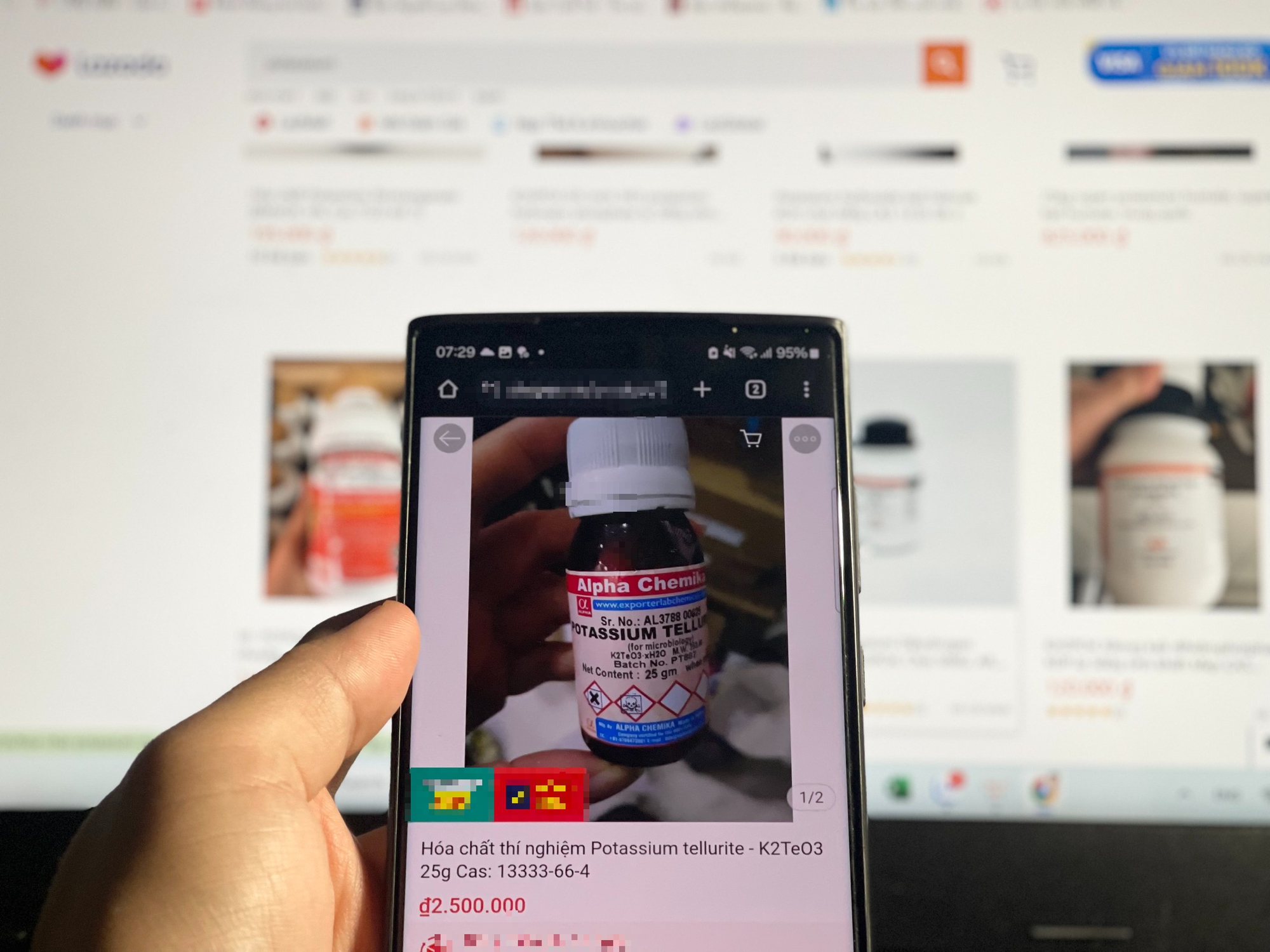 Sàn thương mại điện tử có được bán các loại hoá chất độc hại? - Ảnh 1