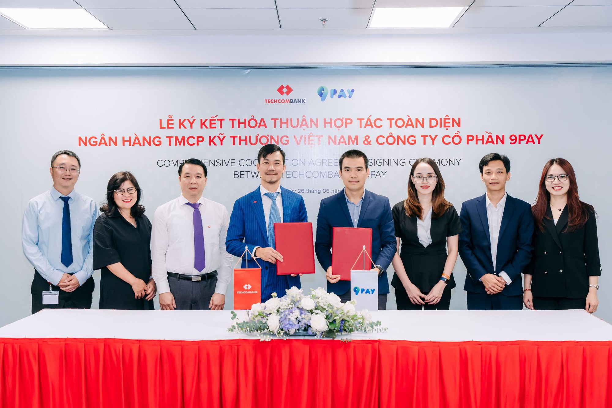 9Pay ký kết hợp tác toàn diện cùng Techcombank - Ảnh 1
