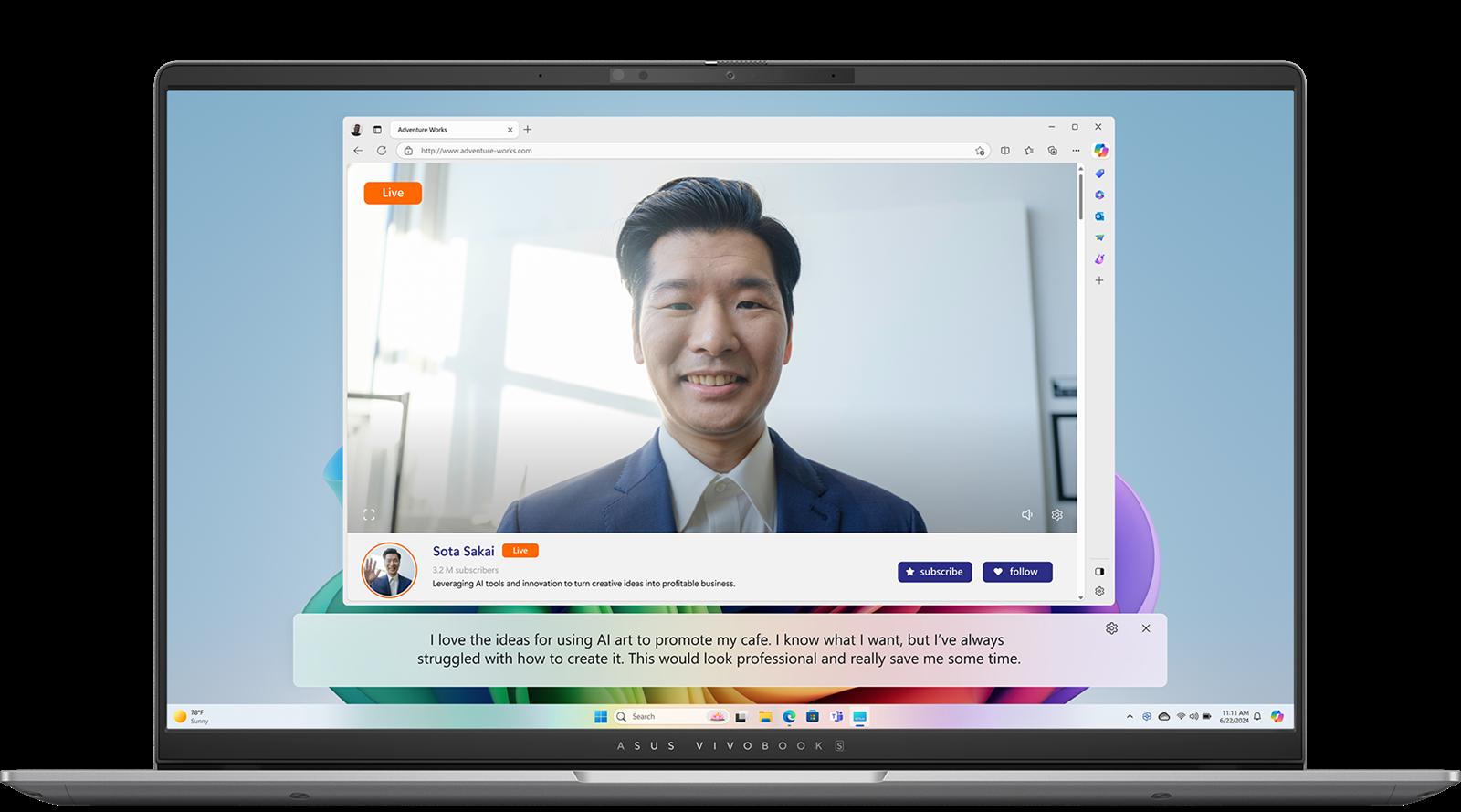 Vivobook S 15 - Laptop AI Copilot+ PC mỏng nhẹ, đầy mạnh mẽ - Ảnh 2