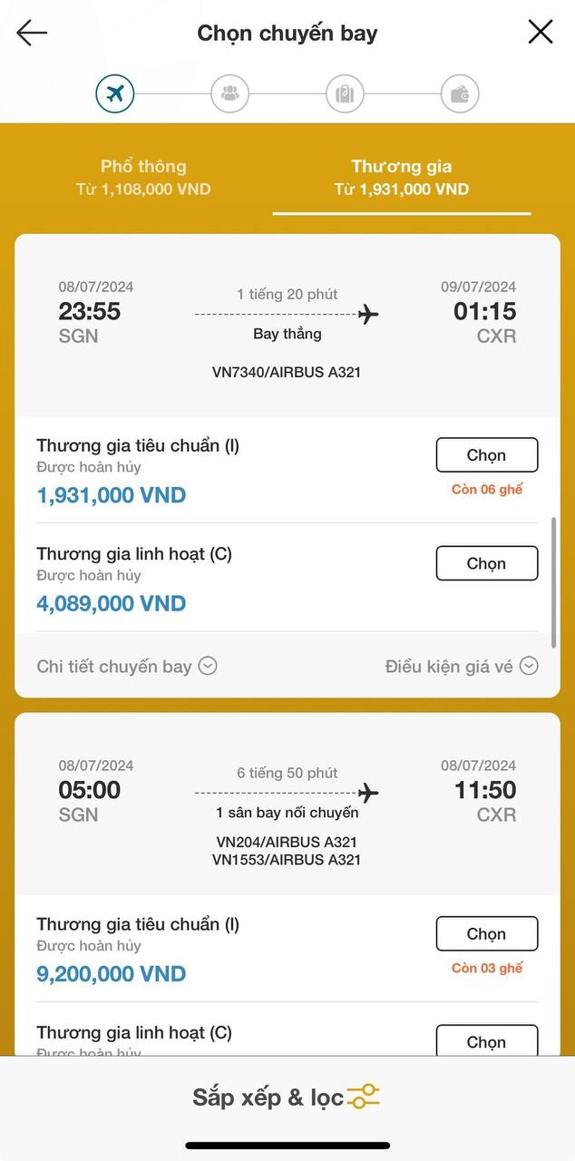 Sốc: Chỉ hơn 3 triệu/vé khứ hồi hạng thương gia bay Hà Nội - TP.HCM, dân tình đổ xô săn lùng nhưng hết quá nhanh - Ảnh 4