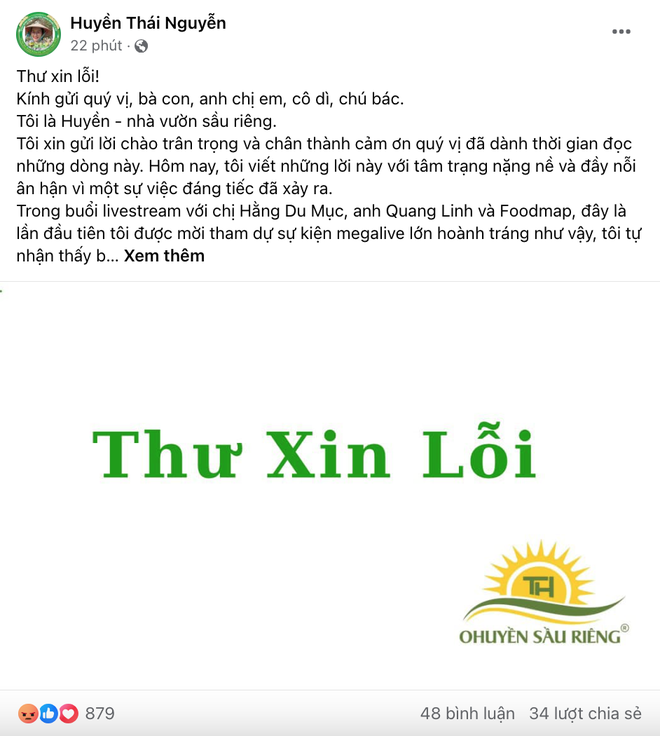 Hội livestream bán sầu riêng treo biển "không phải sầu O Huyền", thi nhau đính chính sau vụ việc tai tiếng - Ảnh 9