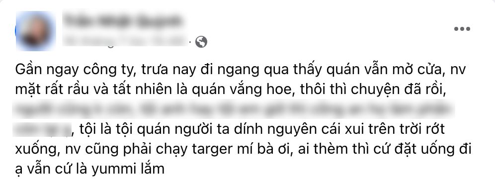 Thấy Phúc Long quận 12 vắng tanh, vị khách gửi tin nhắn an ủi khiến nhiều người tấm tắc khen - Ảnh 1