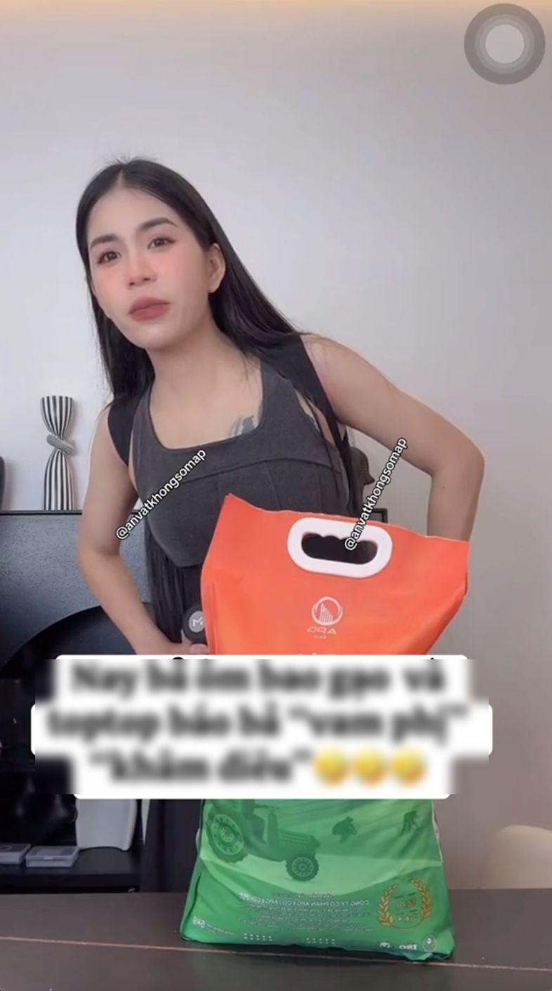Hằng Du Mục mang gạo Việt lên livestream nhưng bị "đánh vi phạm", phản ứng của nữ TikToker mới gây bất ngờ - Ảnh 2