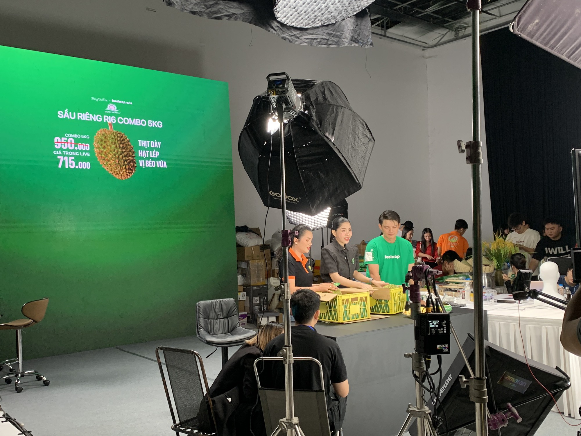 Bán 12 tấn sầu riêng trong 5 phút livestream ngày 7-7 - Ảnh 1