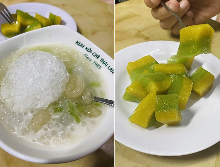 Quán kem xôi chuẩn Thái gần 40 năm của cụ bà 85 tuổi trong khu tập thể Hà Nội - Ảnh 5