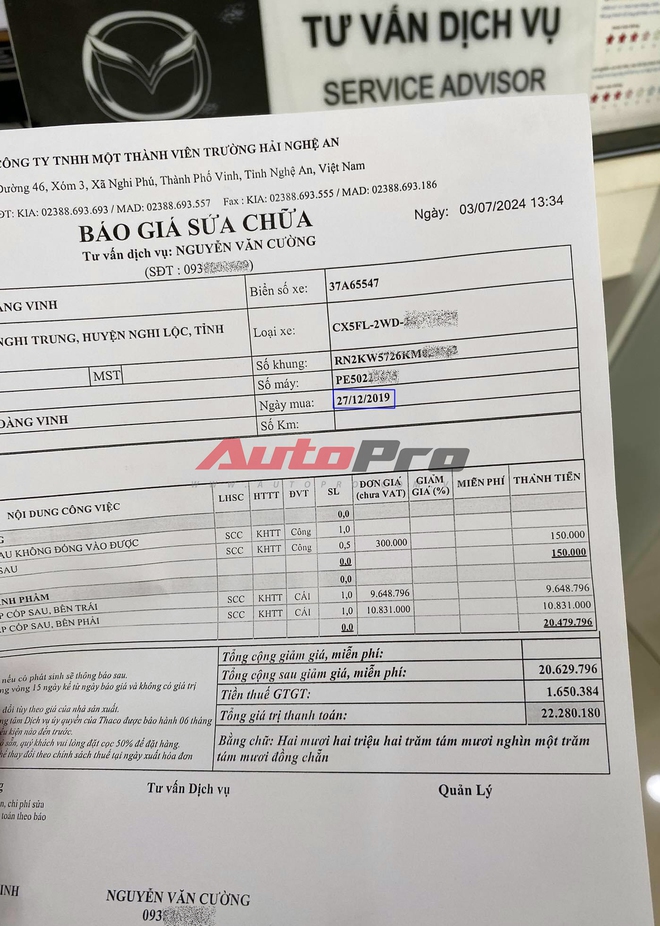 Mazda CX-5 hỏng ti chống cốp sau 4 năm sử dụng: Chủ bức xúc, cộng đồng nói 'chuyện bình thường' - Ảnh 4