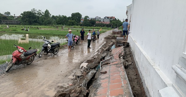 Mưa lớn "phơi bày" công trình kém chất lượng