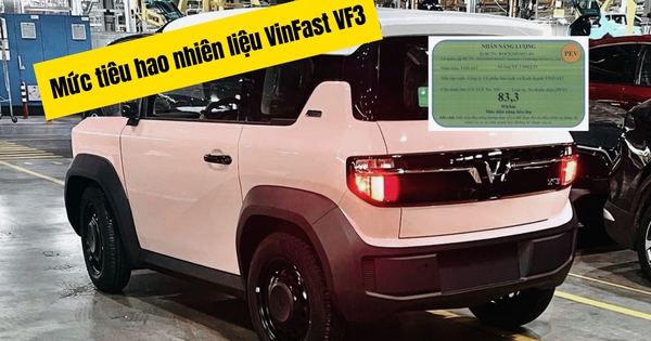 "Lộ" mức tiêu hao nhiên liệu VinFast VF3