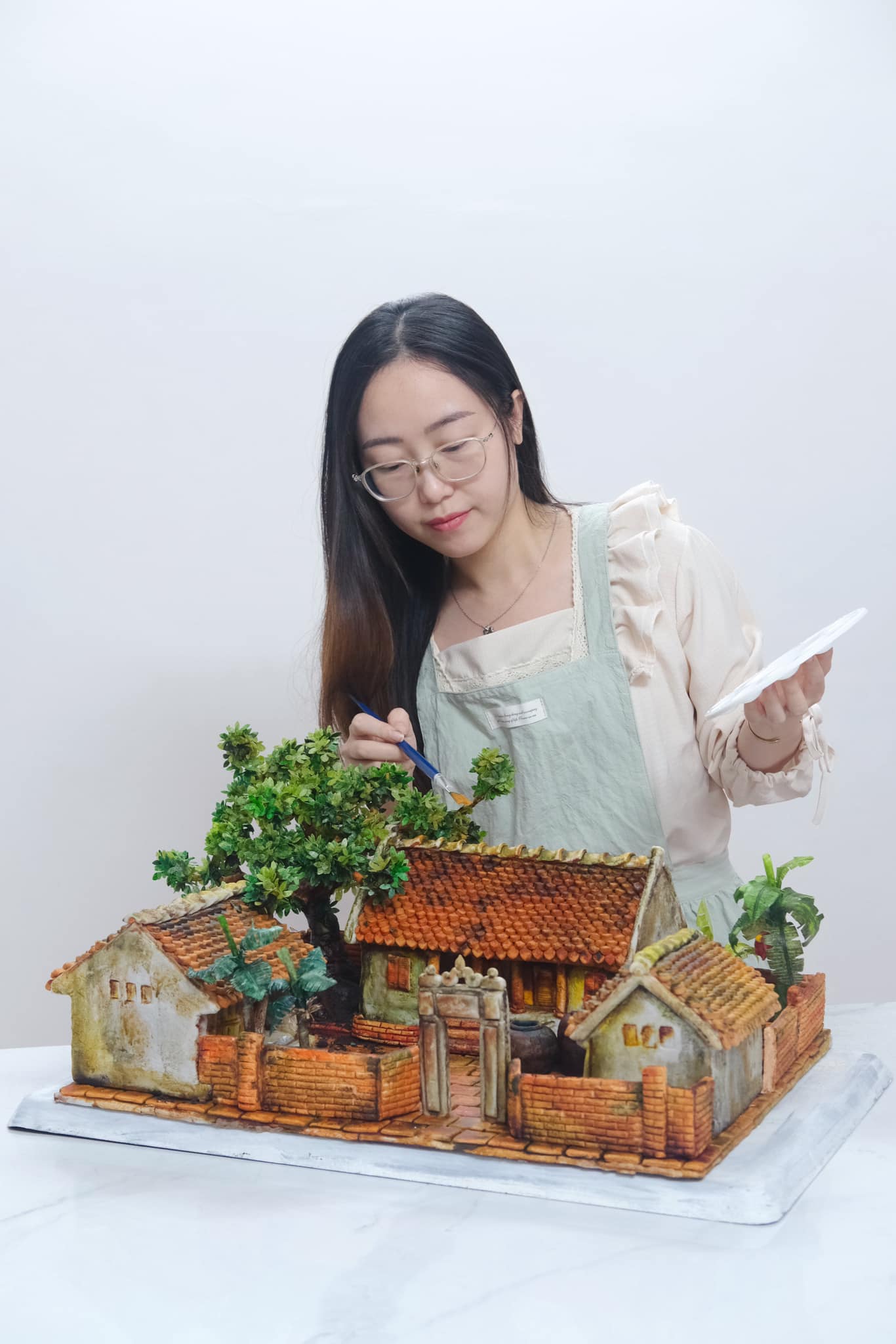 Mê mệt với bộ bánh Trung thu của cô gái 9x: Đẹp xuất sắc ai cũng mải nhìn ngắm rồi bỗng cay mắt vì "thấy cả bầu trời tuổi thơ ùa về" - Ảnh 3