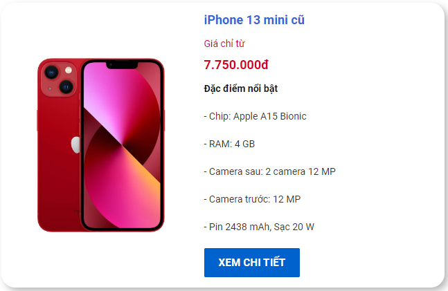 iPhone nhỏ gọn nhưng mạnh ngang 13 Pro Max giảm giá lớn tháng 8, hàng “siêu lướt” chỉ còn 7 triệu đồng - Ảnh 3