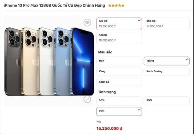 'Bom tấn' trên thị trường iPhone cũ giảm sốc: Thiết kế đẹp ngang ngửa 15 Pro Max mà giá chỉ bằng 1 nửa - Ảnh 1