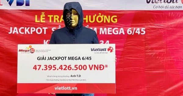 Trúng Vietlott hơn 47 tỷ đồng, người đàn ông khoe ngay với vợ