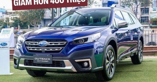 Subaru Outback giảm hơn 400 triệu tại đại lý, SUV 5 chỗ vẫn đắt hơn Palisade bản cao nhất tới cả trăm triệu