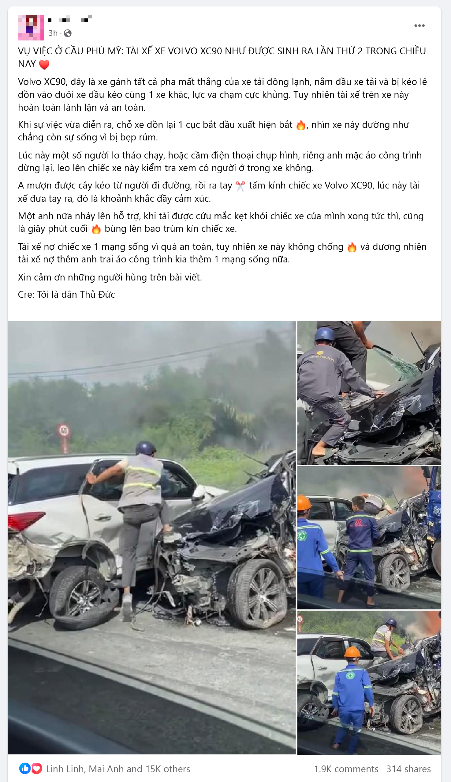 Volvo XC90 là xe gì mà giúp tài xế 'sinh ra một lần nữa' trong vụ tai nạn liên hoàn ở cầu Phú Mỹ? - Ảnh 3