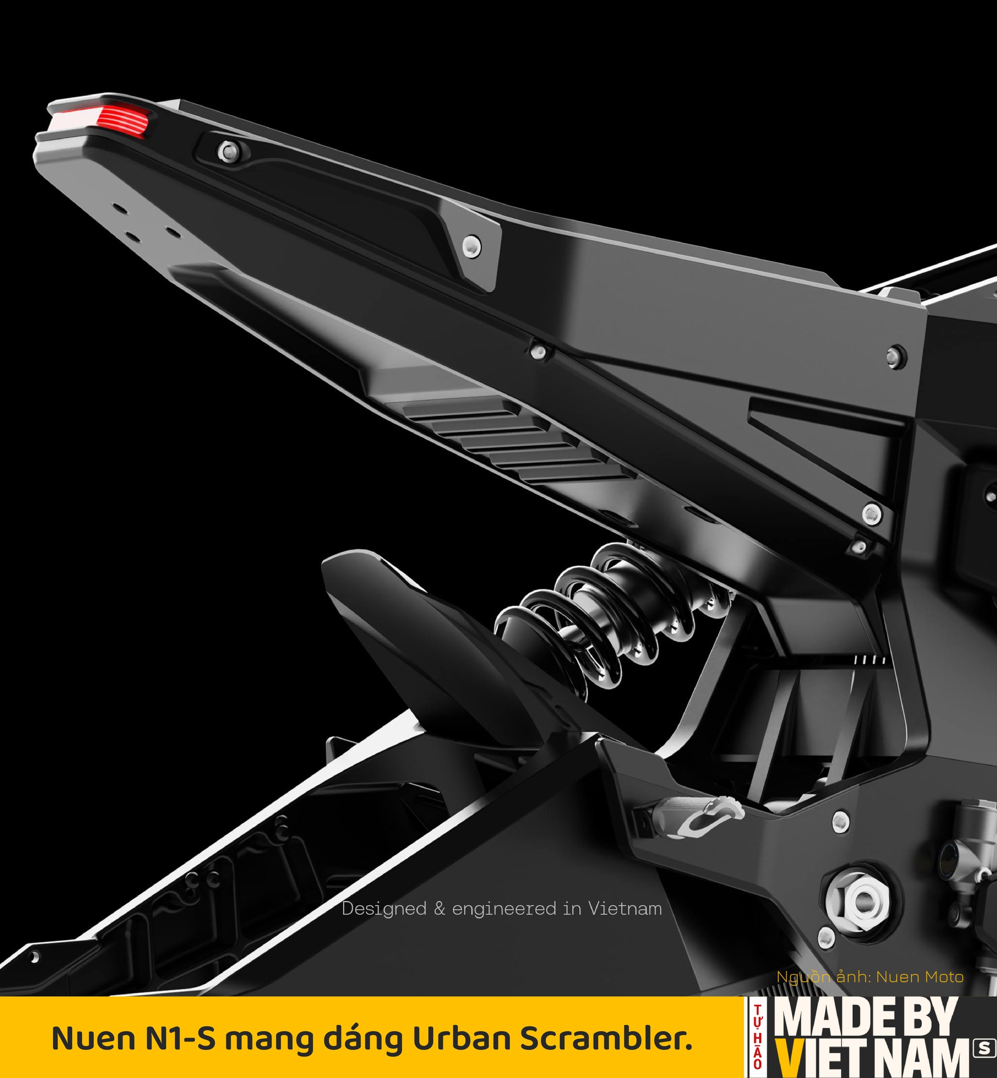 'Siêu' xe máy điện Nuen N1-S của Việt Nam: Sức mạnh ngang ô tô, tốc độ tối đa lớn chưa từng thấy - Ảnh 2