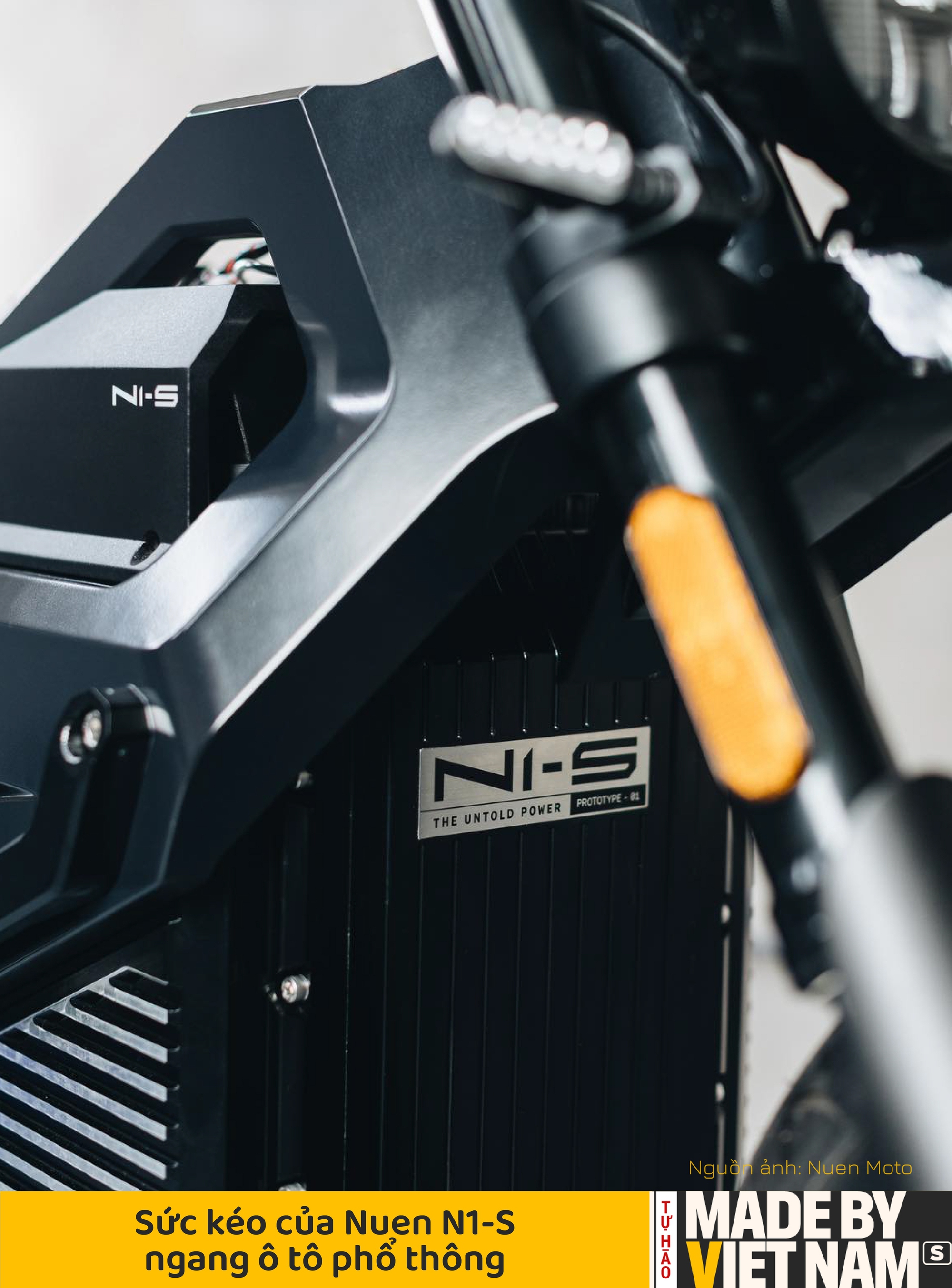 'Siêu' xe máy điện Nuen N1-S của Việt Nam: Sức mạnh ngang ô tô, tốc độ tối đa lớn chưa từng thấy - Ảnh 4