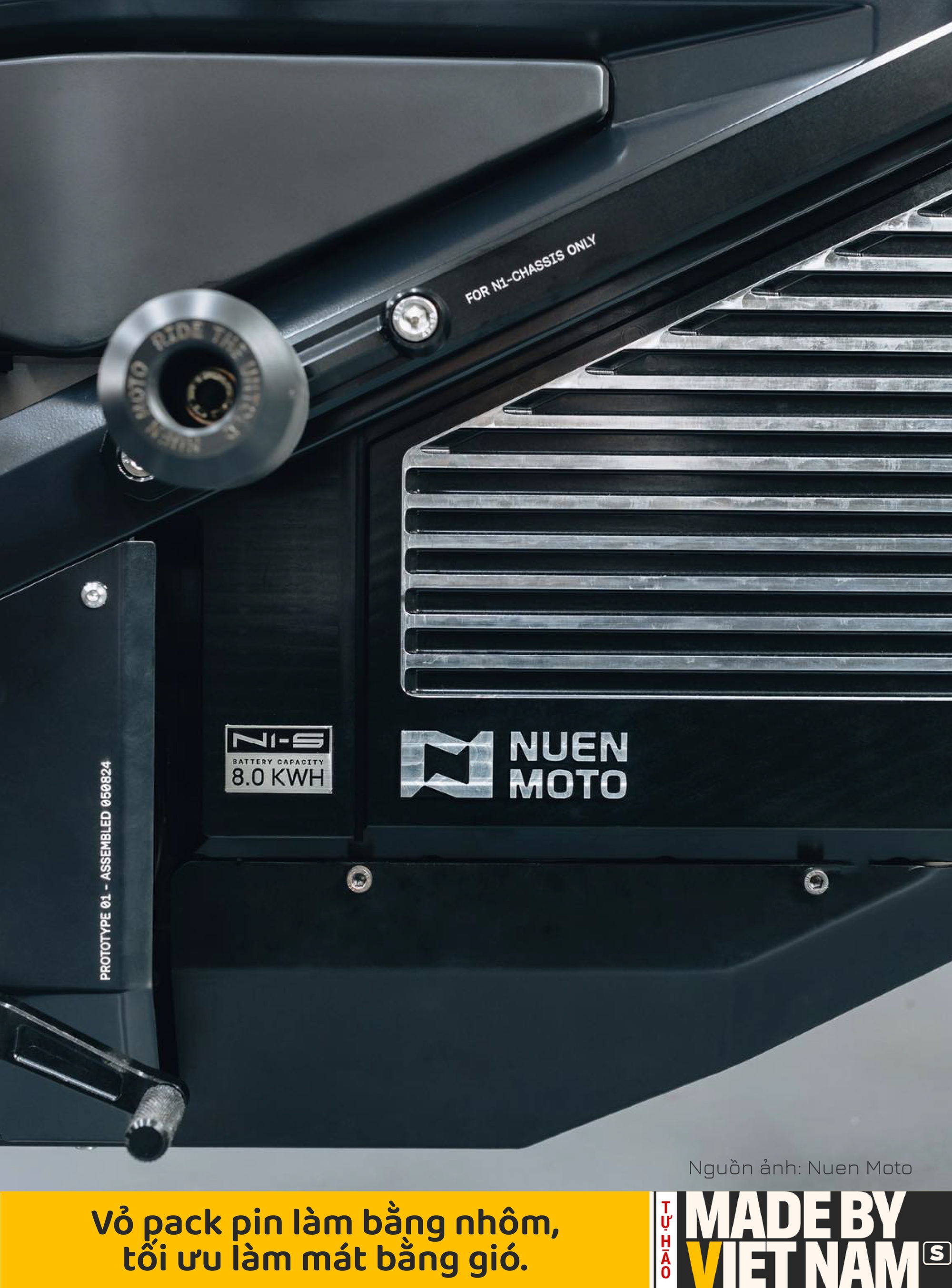 'Siêu' xe máy điện Nuen N1-S của Việt Nam: Sức mạnh ngang ô tô, tốc độ tối đa lớn chưa từng thấy - Ảnh 7